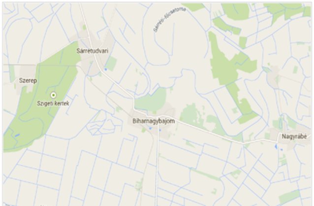 Statikus Biharnagybajom térképe