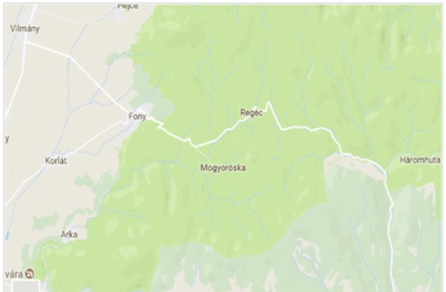 Statikus Mogyorska térképe