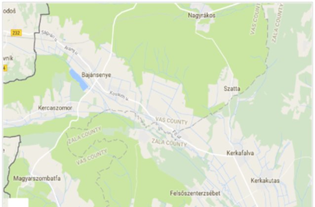 Statikus Kerkskpolna térképe